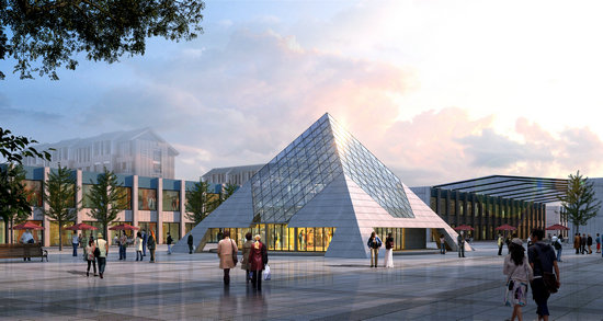 三河金字塔网架